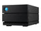 LaCie 2big RAID 16TB 2-Bay Desktop Disk Array | HDD, 16 TB Total, Hot-Swap, Black, 2 drives installed