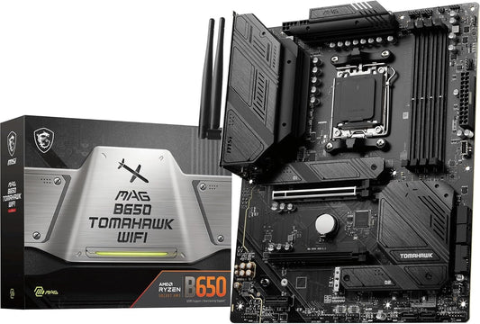 MSI MAG B650 Tomahawk WIFI ATX AMD Motherboard | AM5 Socket - 4 x DDR5 Memory Slots