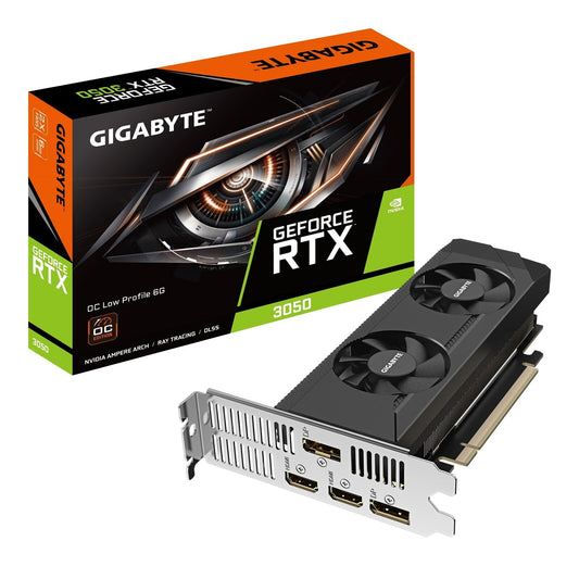 Gigabyte GeForce RTX 3050 6 GB GDDR6 Overclocked Graphics Card | PCIe 4.0 | 2 x DP and 2 x HDMI | Active Cooling