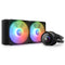 NZXT Kraken 240 RGB AIO Liquid Cooler | 240mm 1800 RPM 78.02 CFM PWM RGB Fluid Dynamic Bearing (FDB) Black