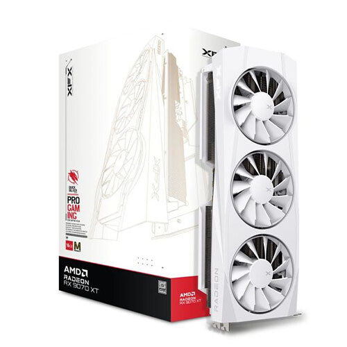 xFx Radeon RX 9070 XT 16 GB GDDR6 Graphics Card | PCIe 5.0 | 3 x DP and 1 x HDMI | Active Cooling