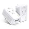 TP-Link AV1000 2-Port Gigabit Passthrough Powerline Starter Kit
