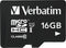 Verbatim Tablet U1 microSDHC Card with USB Reader 16GB