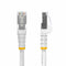 StarTech.com 15m White CAT8 Ethernet Cable, Snagless RJ45, 25G/40G, 2000MHz, 100W PoE++, S/FTP, 26AWG Pure Bare Copper Wire, LSZH, Shielded Network Patch Cord w/Strain Reliefs, Fluke Channel Tested
