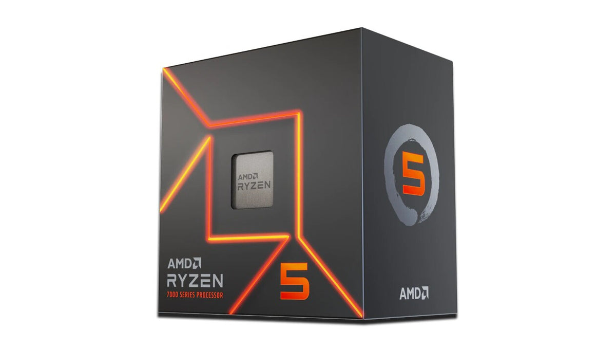AMD Ryzen 5 7600 Processor | 6C/12T 3.8/5.1 GHz AM5 Graphics 65 W TDP | Inc Cooler