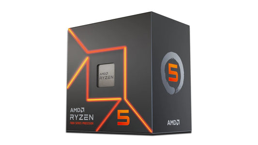 AMD Ryzen 5 7600 Processor | 6C/12T 3.8/5.1 GHz AM5 Graphics 65 W TDP | Inc Cooler