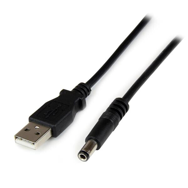 StarTech USB to 5.5mm Power Cable - Type N Barrel - 1m