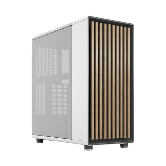 Fractal Design North Midi Tower PC Case White | Liquid Cooling Support