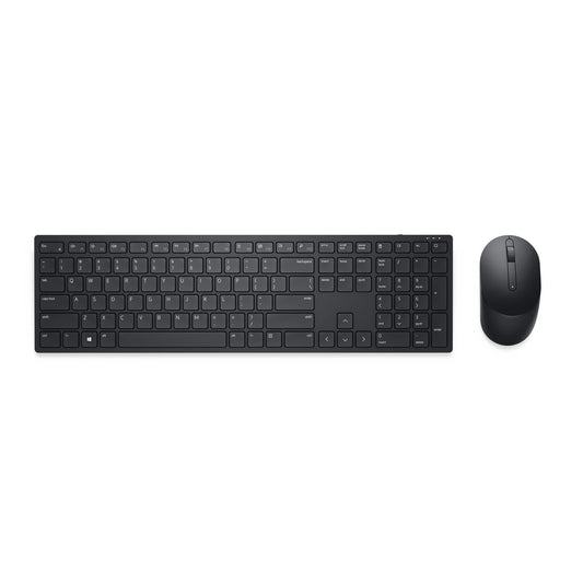 DELL Pro Wireless Keyboard and Mouse - KM5221W Keyboard | Wireless, QWERTY, Black, Mouse Included