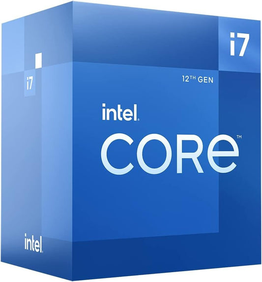 Intel i7-12700 Processor | 12C/20T 2.1/4.8 GHz LGA1700 No Graphics 65 W Base Power | Inc Cooler