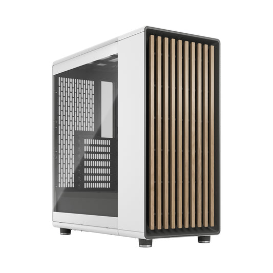 Fractal Design North Midi Tower PC Case White | Liquid Cooling Support