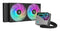 DeepCool LT240 AIO Liquid Cooler | 240mm 2400 RPM 72.04 CFM PWM RGB Hydro Dynamic Bearing (HDB) Black