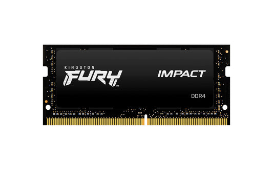 Kingston Impact 8 GB (1x8 GB) DDR4 3200 MHz Memory Kit | CL20, XMP, Heatsink