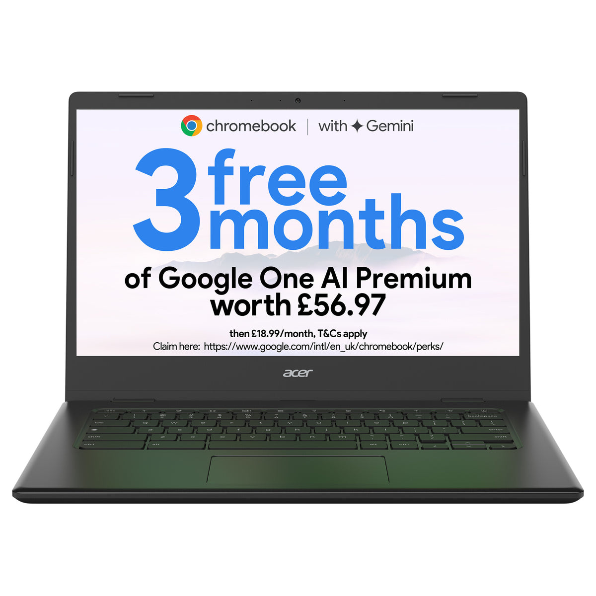 Acer Chromebook 314 NX.J37EK.001 14" Consumer Laptop | Intel Celeron N N4500 4 GB 64 GB eMMC ChromeOS
