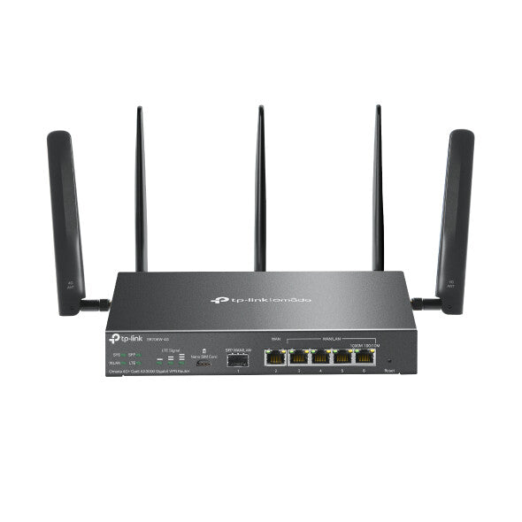 TP-Link ER706W-4G wireless router Gigabit Ethernet Dual-band (2.4 GHz / 5 GHz) Black