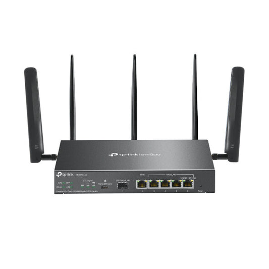 TP-Link ER706W-4G wireless router Gigabit Ethernet Dual-band (2.4 GHz / 5 GHz) Black