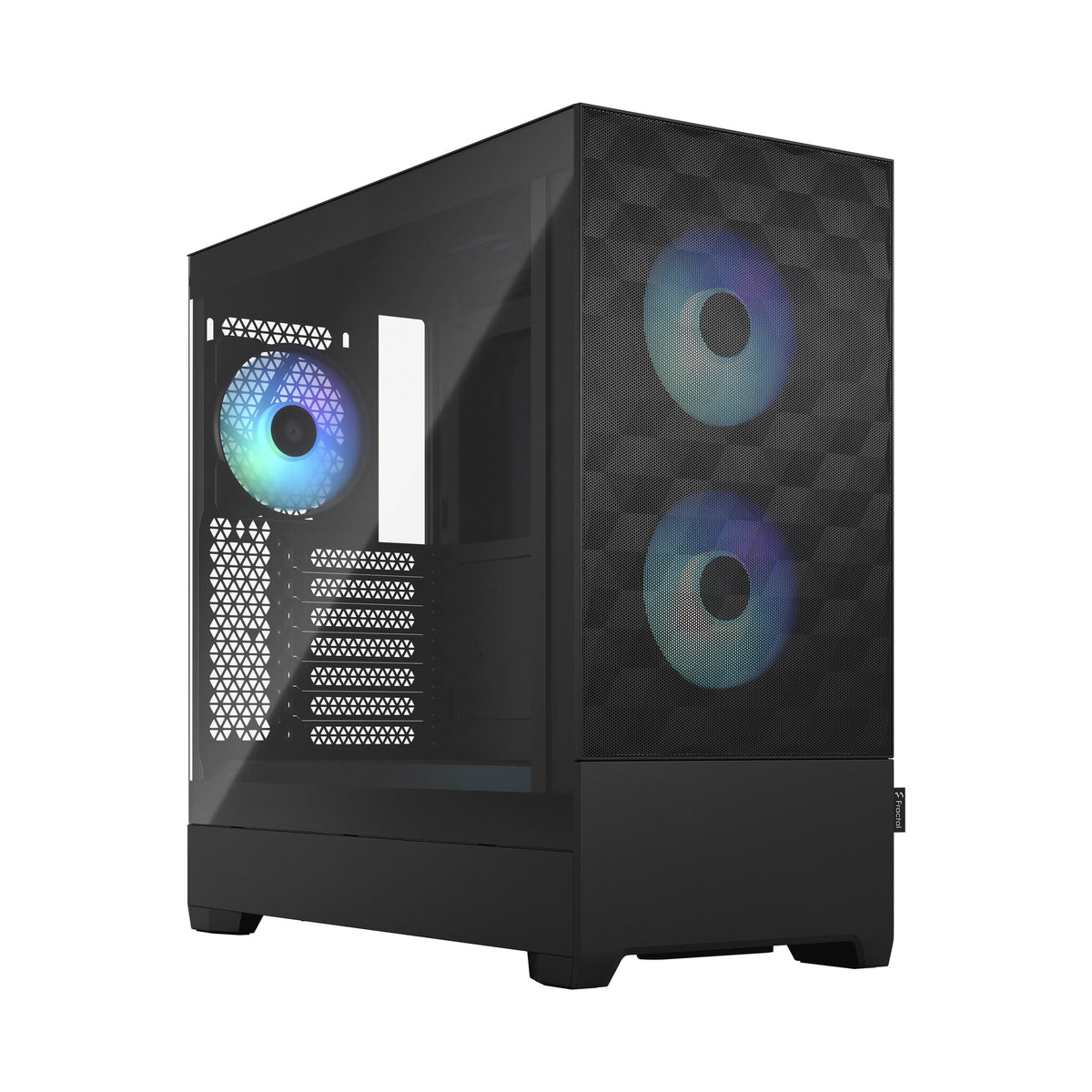 Fractal Design Pop Air RGB Tower PC Case Black | Liquid Cooling Support