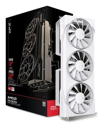 xFx Radeon RX 9070 XT 16 GB GDDR6 Overclocked Graphics Card | PCIe 5.0 | 3 x DP and 1 x HDMI | Active Cooling