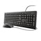 Trust TKM-250 Keyboard | Wired, QWERTY, Black, Mouse Included