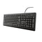 Trust TK-150 Keyboard | Wired, QWERTY, Black
