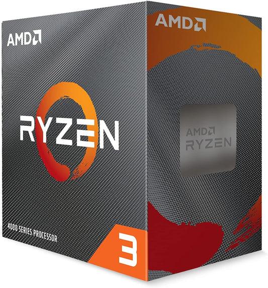AMD Ryzen 3 4100 Processor | 4C/8T 3.8/4 GHz AM4 Graphics 65 W TDP | No Cooler