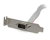 StarTech 1 Port 16in DB9 Serial Port Bracket to 10 Pin Header - Low Profile