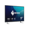 EIZO FlexScan EV4340X-BK computer monitor 108 cm (42.5") 3840 x 2160 pixels 4K Ultra HD LCD Black