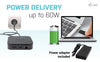 i-tec Thunderbolt 3 Travel Dock Dual 4K Display with Power Delivery 60W + Universal Charger 77 W