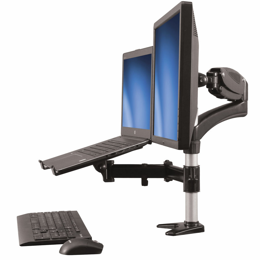 Desk Mount Monitor Arm Laptop Stand Full Motion Articulating