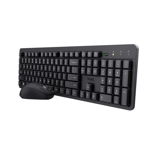 Trust Ody II Keyboard | Wireless, QWERTY, Black, Mouse Included