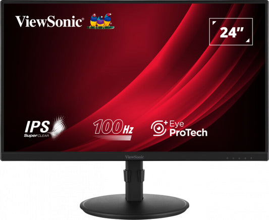 Viewsonic VG2408A-MHD 24" Full HD Monitor | 1920 x 1080 100Hz HDMI VGA DP