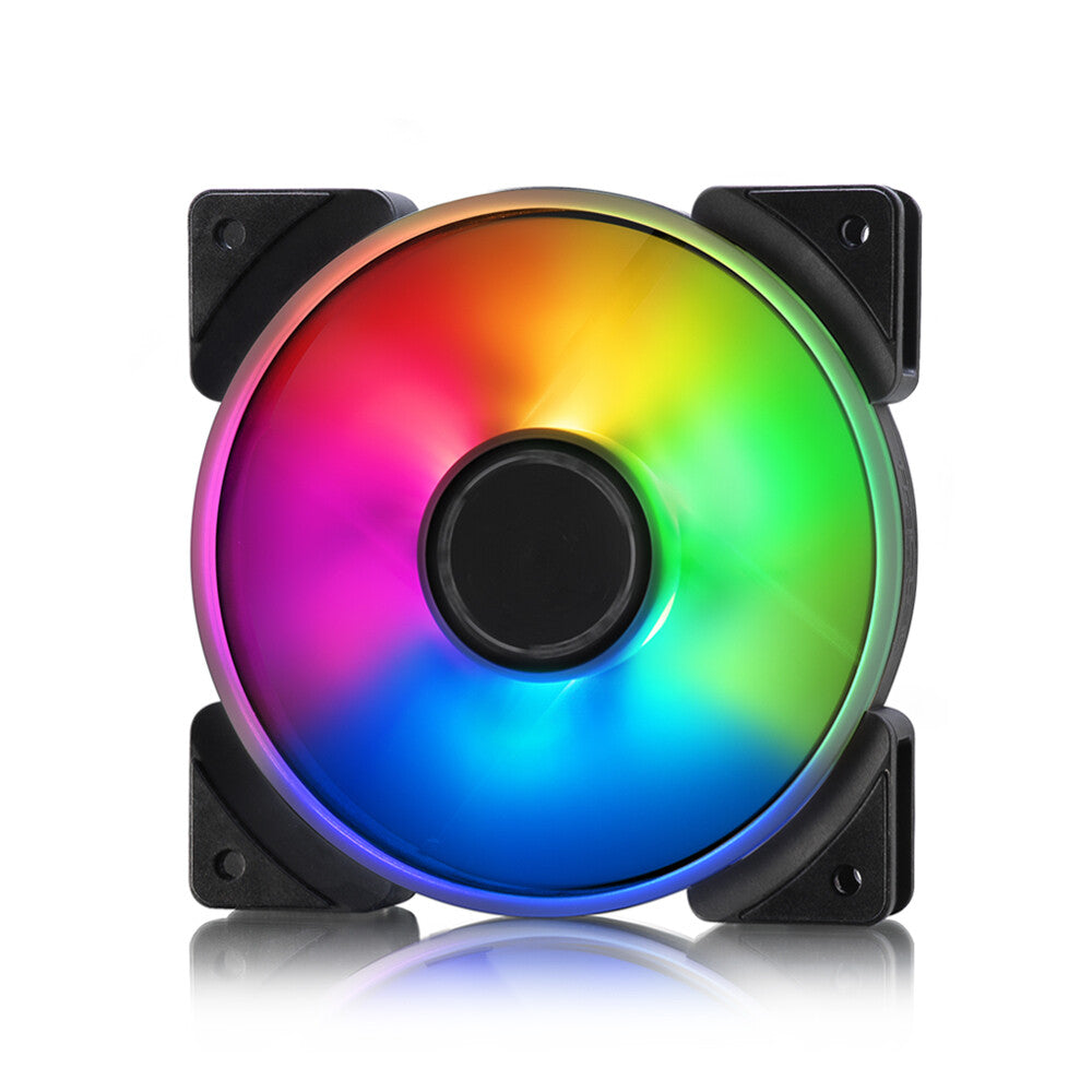 Fractal Design Prisma AL-12 PWM Case Fan | 120mm 2000 RPM 85.71 CFM PWM RGB Black