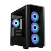 ASUS A23 PLUS TG ARGB BLACK PC Case Black | Liquid Cooling Support