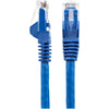StarTech.com 50cm CAT6 Ethernet Cable - LSZH (Low Smoke Zero Halogen) - 10 Gigabit 650MHz 100W PoE RJ45 10GbE UTP Network Patch Cord Snagless with Strain Relief - Blue, CAT 6, ETL Verified, 24AWG