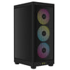 Corsair 2000D RGB AIRFLOW Small Form Factor (SFF) PC Case Black | Liquid Cooling Support