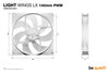 be quiet! LIGHT WINGS LX 140mm PWM 3-Pack White Computer case Fan 14 cm 3 pack