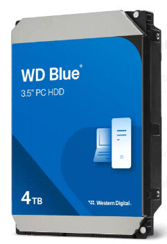 Western Digital WD Blue 3.5-Inch PC HDD internal hard drive 4 TB 5400 RPM 128 MB 3.5" Serial ATA III