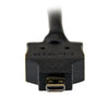 StarTech.com 6ft (2m) Micro HDMI to DVI Cable - Micro HDMI to DVI Adapter Cable - Micro HDMI Type-D Device to DVI-D Single Link Monitor/Display/Projector Video Converter Cord - Durable