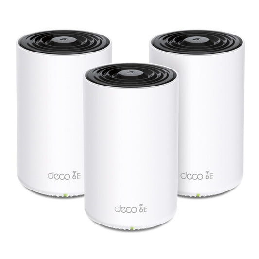 TP-LINK AXE5400 Tri-Band Mesh Wi-Fi 6E System Tri-band Wi-Fi 6 Mesh System | 3-Pack, White