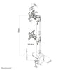 Neomounts by Newstar monitor desk mount for curved screens