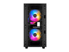 DeepCool MATREXX 40 3FS Micro Tower PC Case Black | Liquid Cooling Support