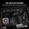 Corsair iCUE LINK RX120 Case Fan | 120mm 2100 RPM 74.2 CFM PWM Magnetic levitation bearing Black