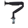 StarTech.com Desk Mount Monitor Arm - Heavy Duty Ergonomic VESA Monitor Arm - Single 9kg Display - Full Motion, Height Adjustable, Articulating - Aluminum - C-Clamp/Grommet- Black