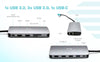 i-tec USB 3.0 USB-C/Thunderbolt 3x Display Metal Nano Dock with LAN + Power Delivery 100 W