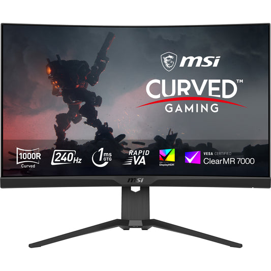 MSI MPG 275CQRXF 27" Wide Quad HD Curved Gaming Monitor | 2560 x 1440 240Hz USB-C HDMI DP