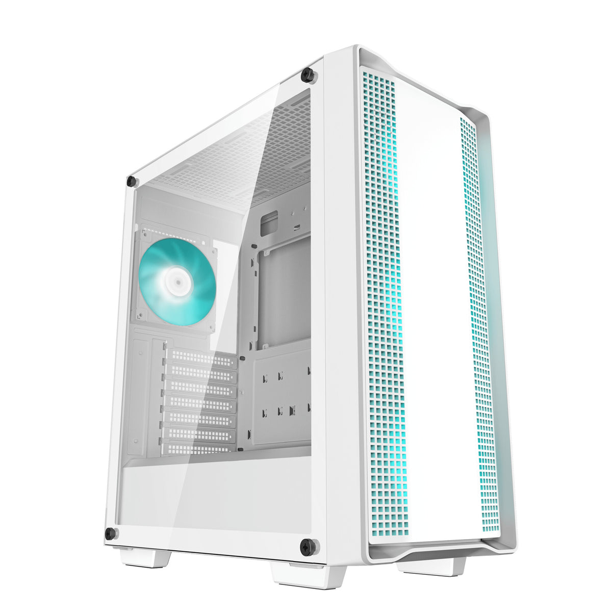 DeepCool CC560 WH V2 RGB Midi Tower PC Case White | Liquid Cooling Support