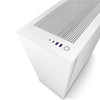 NZXT H7 Midi Tower PC Case White | Liquid Cooling Support