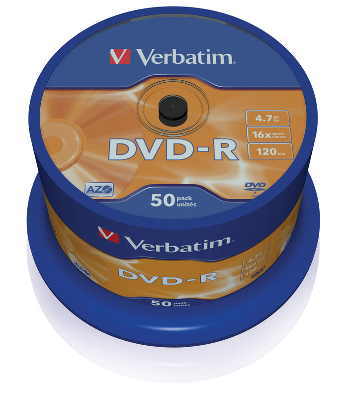Verbatim Blank DVD-R Matt Silver 4.7 GB 50 pc(s)