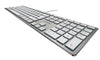 CHERRY KC 6000 SLIM FOR MAC Keyboard | Wired, QWERTY, Silver