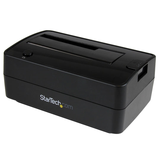 StarTech Single Bay USB 3.1 / eSATA to SATA Hard Drive Docking Station, USB 3.1 (10 Gbps) Hard Drive Dock, External 2.5/3.5" SATA III HDD/SSD Docking Station, Top-Loading Hard Drive Bay